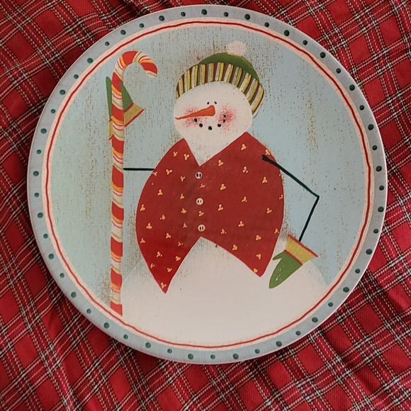 Oneida Frosty Folks Salad/Dessert Plate Box Set of 4 cute - Picture 6 of 9